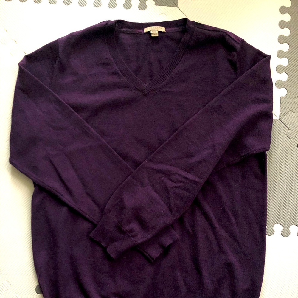 Authentic Burberry Brit Purple Sweater